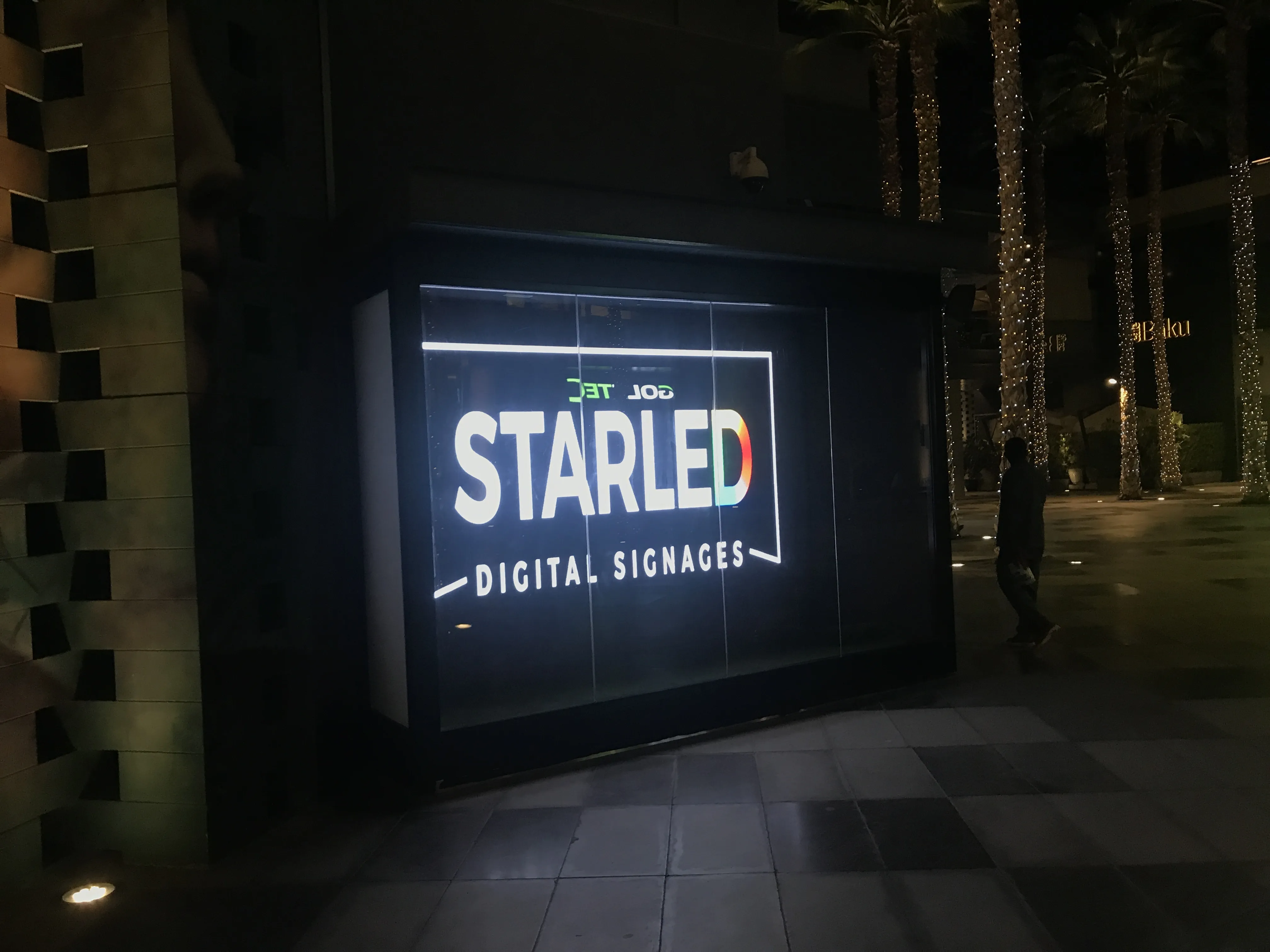 Fitness Zone - City walk LED display screen