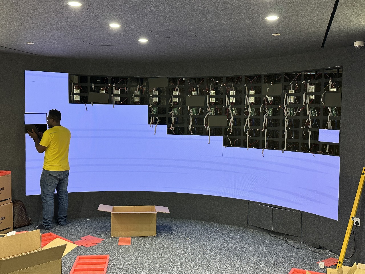 LED Installation — indoor LED display project by StarLED, UAE