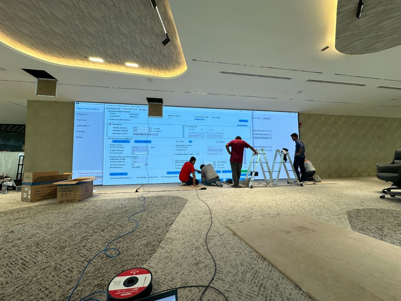 LED Installation — indoor LED display project by StarLED, UAE