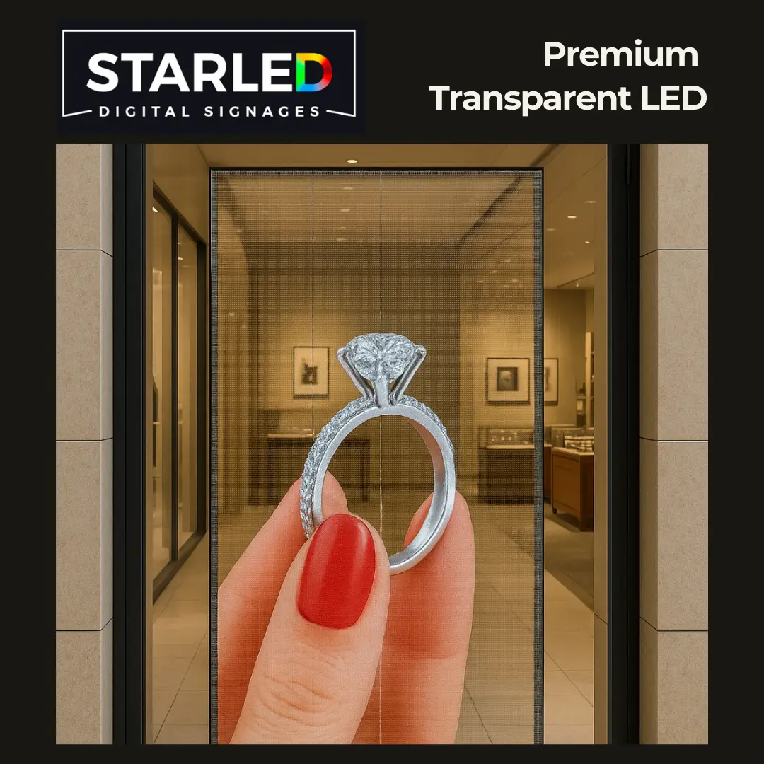 Holographic Transparent LED Mall Atrium Glass Dubai