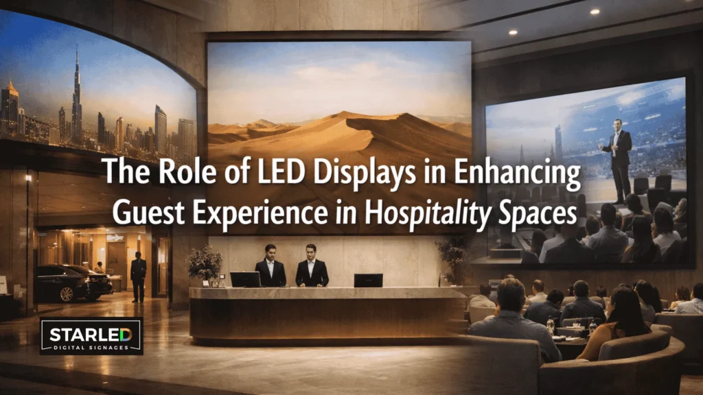 The Role of LED Displays in Enhancing Guest Experience in Hospitality Spaces
