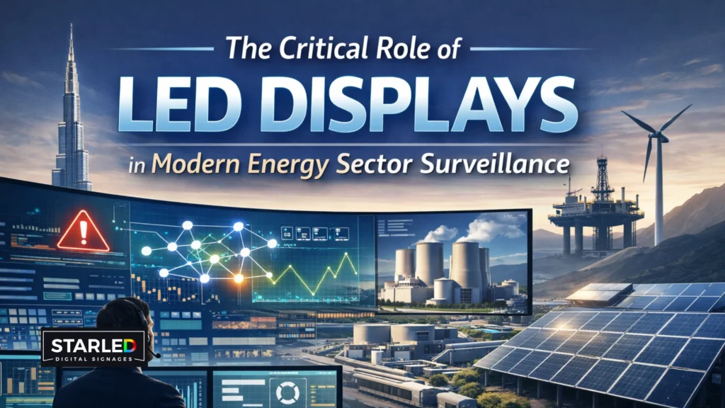 The Critical Role of LED Displays in Modern Energy Sector Surveillance