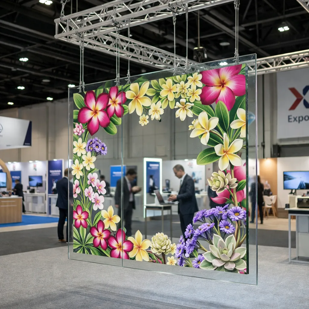 Holographic LED P5 P10 exhibition glass DWTC Expo City Dubai