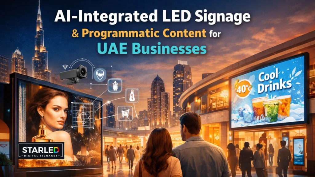 AI-Integrated LED Signage & Programmatic Content for UAE Businesses