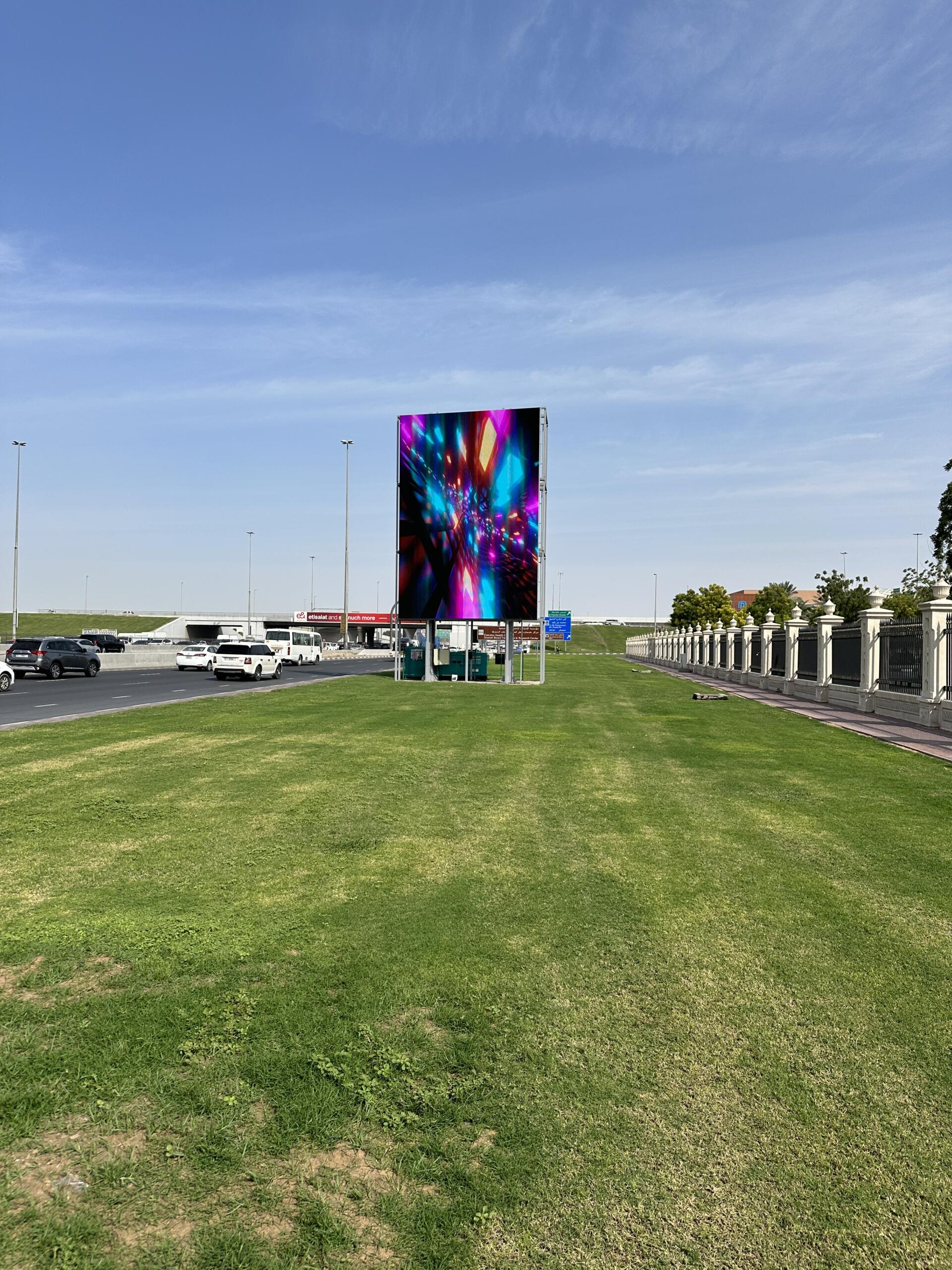 Project — Nov 2023 — outdoor LED display project by StarLED, UAE