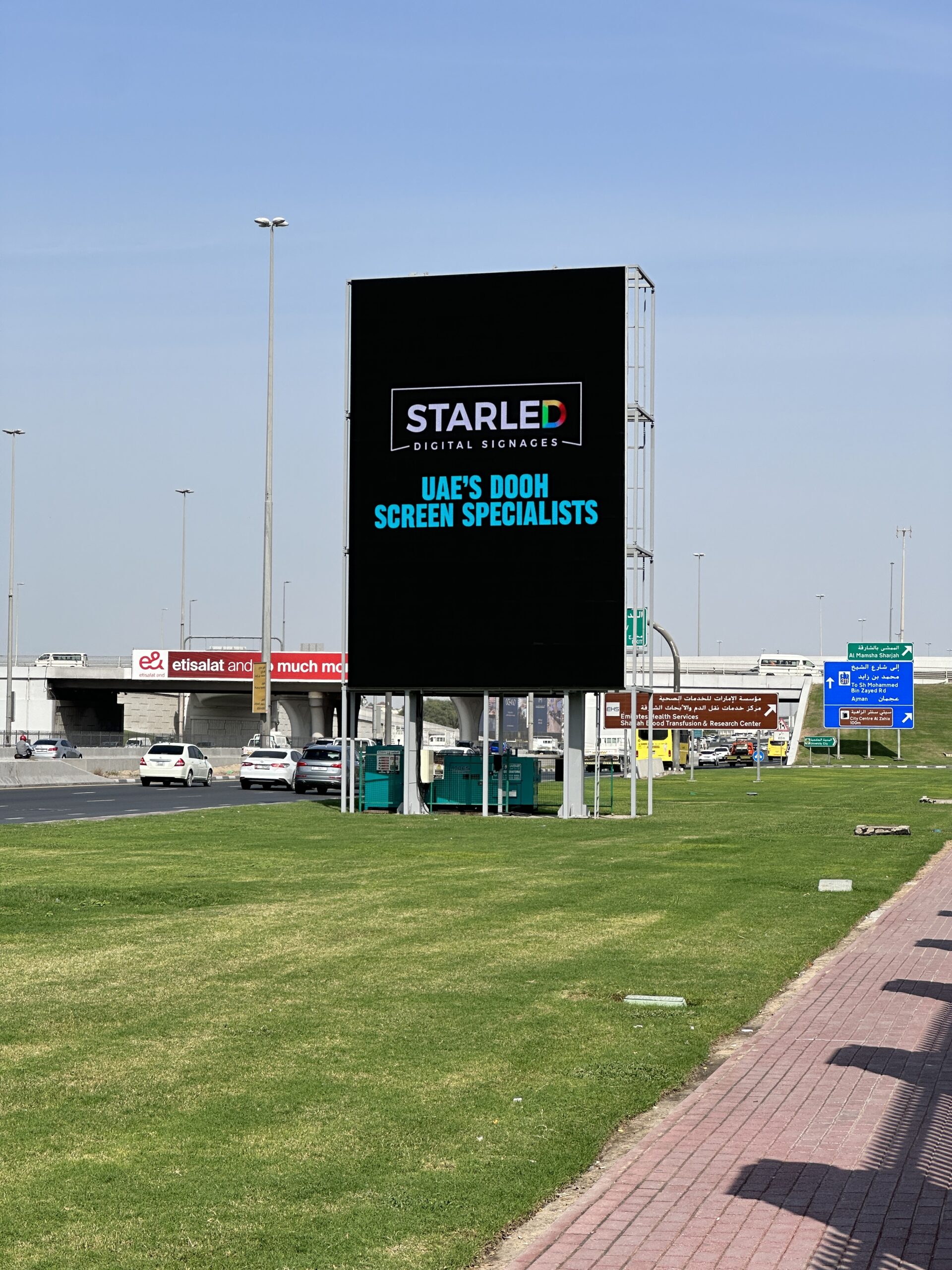 SPT Series P8 Roadside Billboard Sheikh Zayed Road Dubai