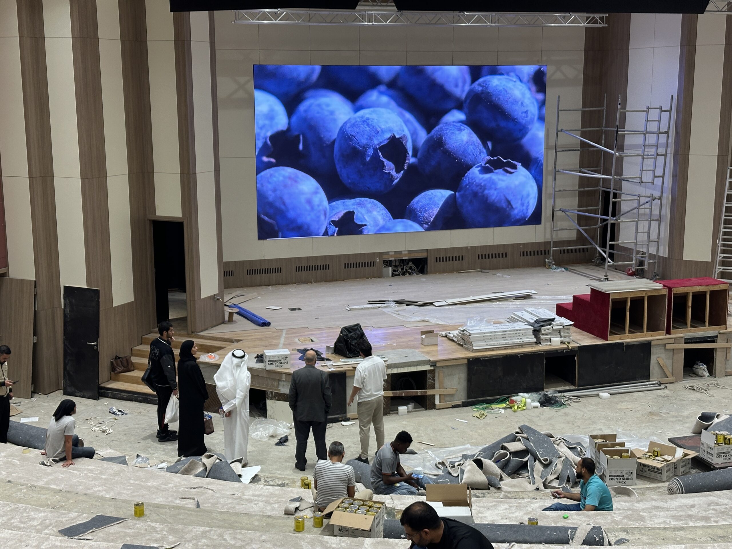LED Installation — indoor LED display project by StarLED, UAE