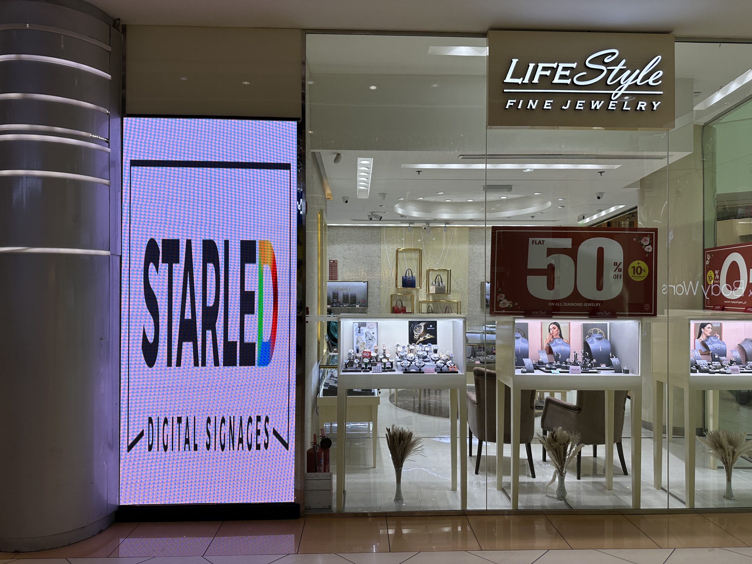 LED Installation — indoor LED display project by StarLED, UAE