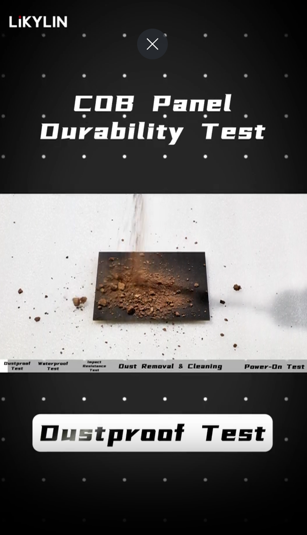 COB Durability Demo — indoor LED display project by StarLED, UAE