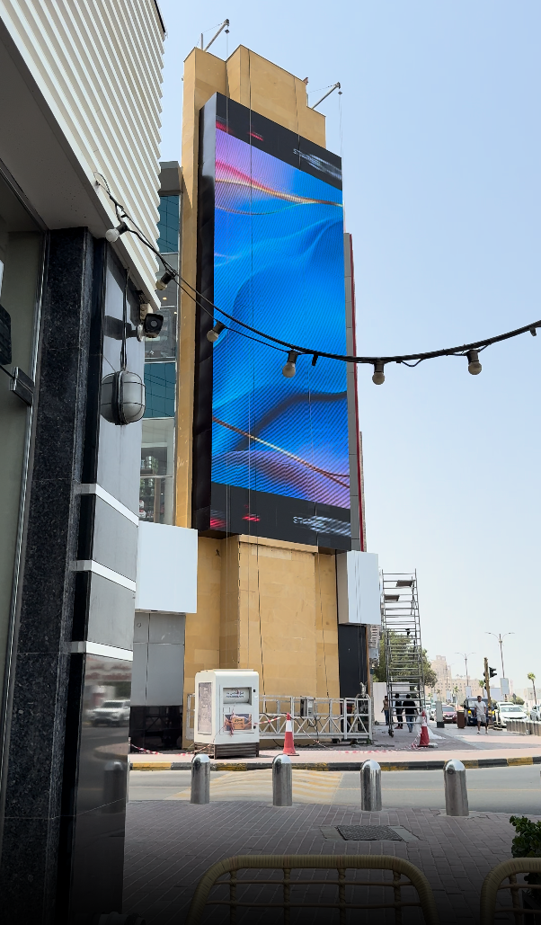 Video — Aug 2025 — outdoor LED display project by StarLED, UAE