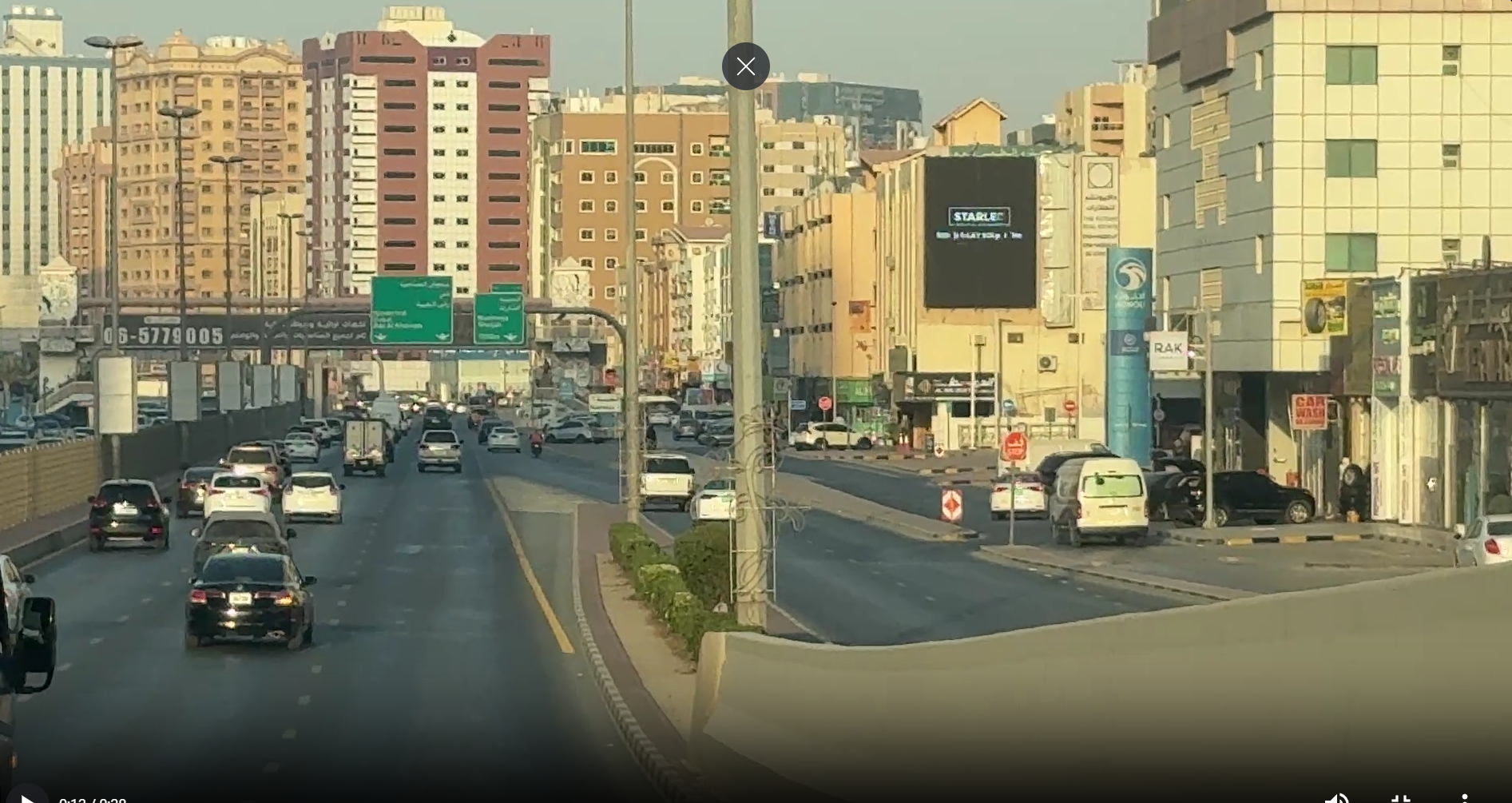 Video — Jun 2025 — outdoor LED display project by StarLED, UAE