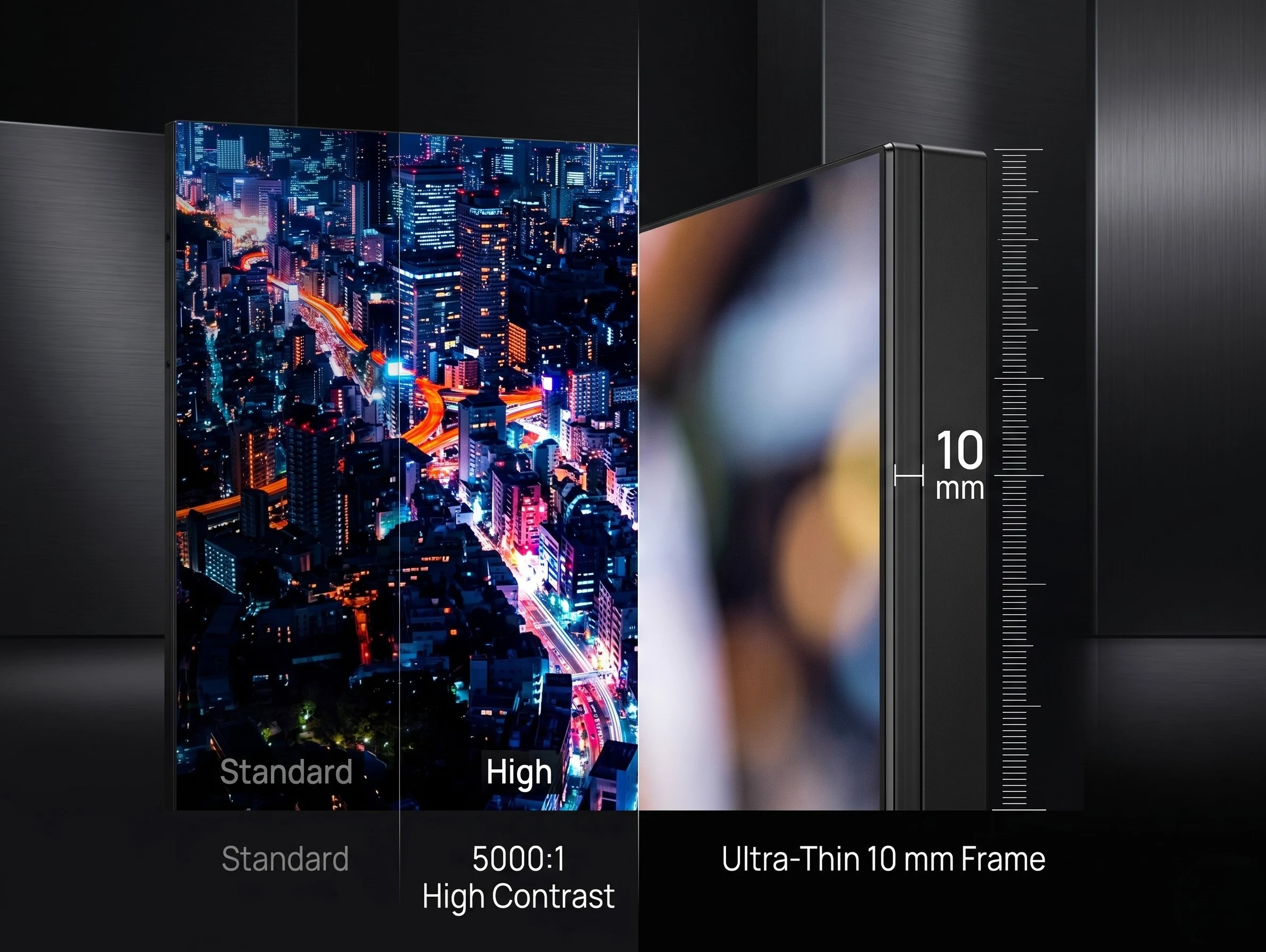 ST-Poster LED 5000:1 contrast vivid colour indoor Dubai